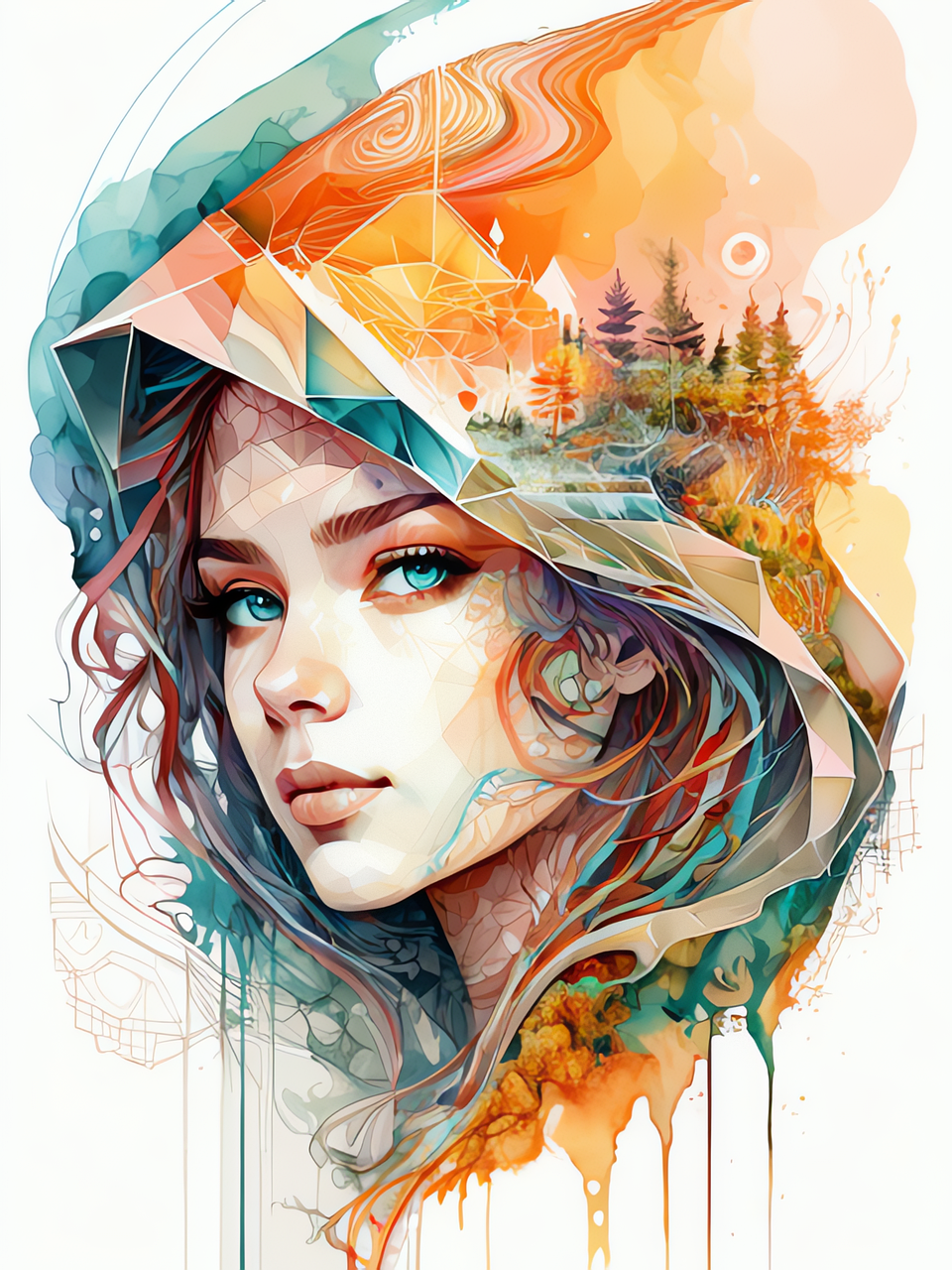Digital art style gallery