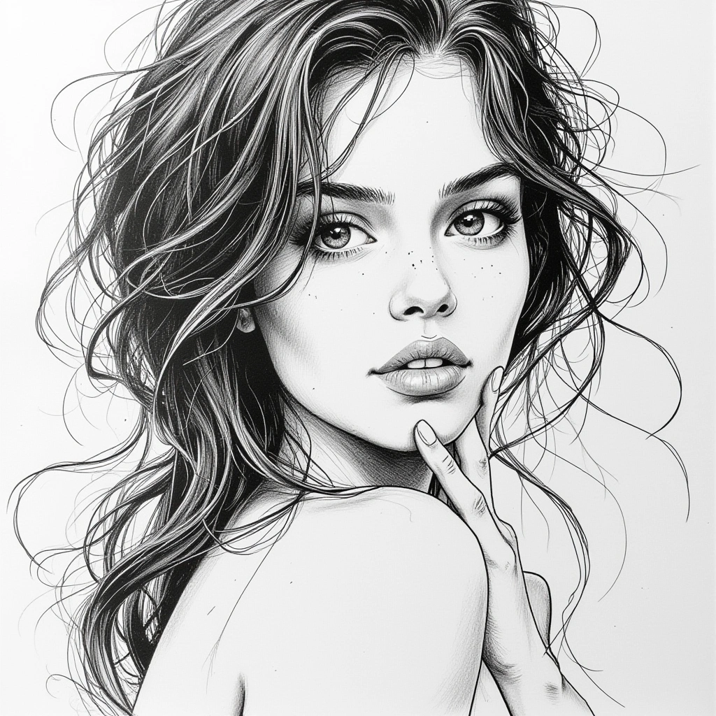 Generate pencil sketch artwork