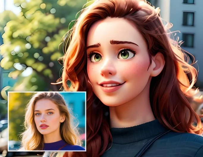 Generate Pixar-style character